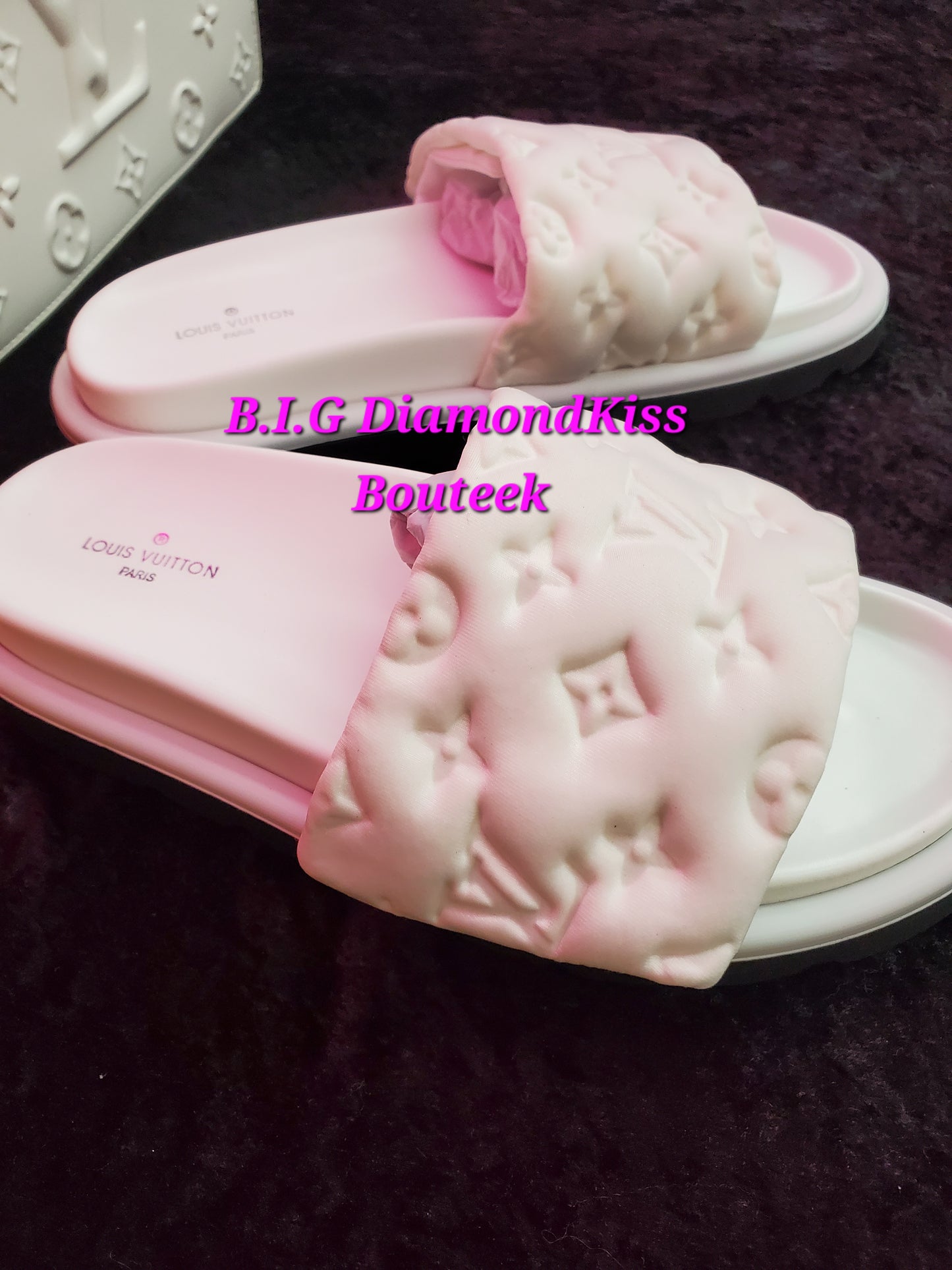 Puffy Monogram Slides