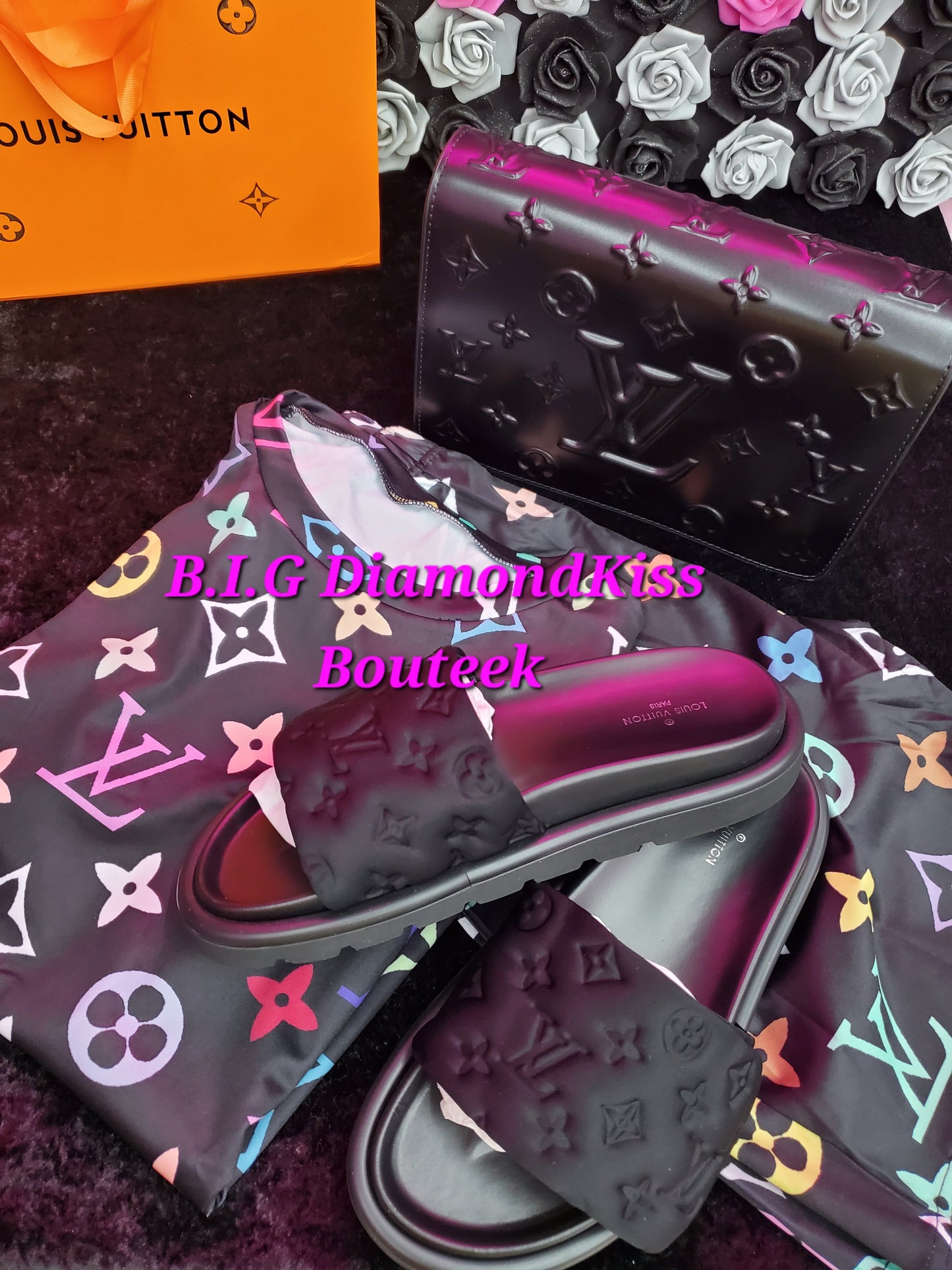 Puffy Monogram Slides