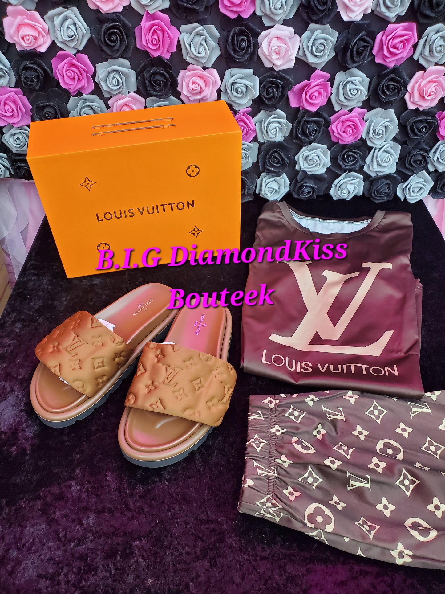 Puffy Monogram Slides